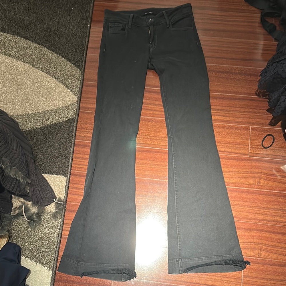 Black Flared Jeans